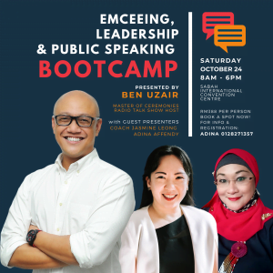 Mar'21 Emceeing, Leadership _ Public Speaking Bootcamp with Ben Uzair