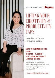 Nov'20 Lifting Your Creativity _ Productivity Caps Public Webinar